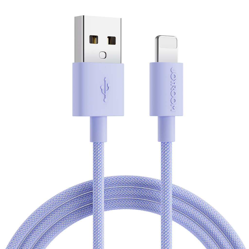 Braided iPhone Charging Cable - Purple