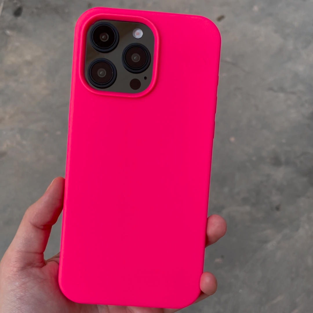 Silicone iPhone Case - Pink