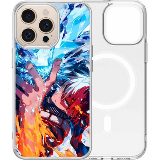 Magsafe Clear Iphone Case - Shoto Todoroki