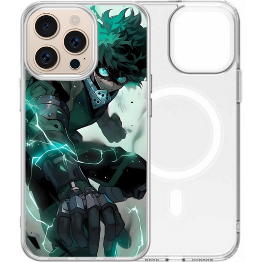 Magsafe Clear Iphone Case - Izuku Midoriya