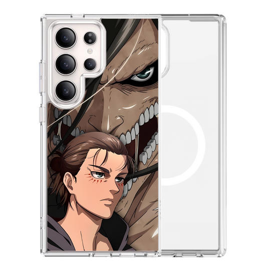 Magsafe Samsung Case - Eren Yeager Titan