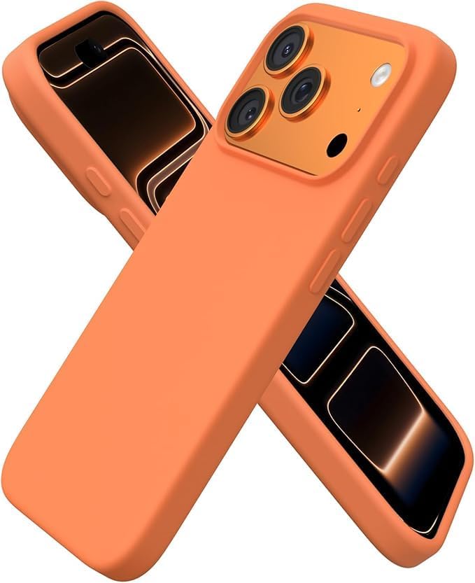 Silicone Iphone 17 Case - Orange