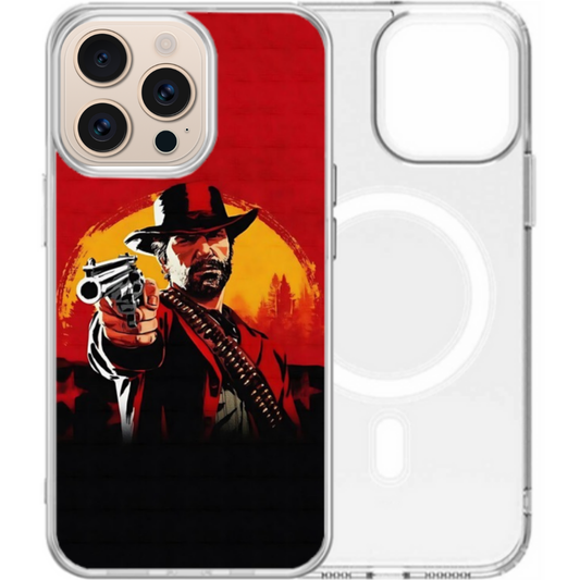 Magsafe Clear Iphone Case - Red Dead Redemption