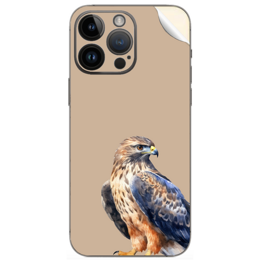 Iphone Cover Sticker with Falcon Art