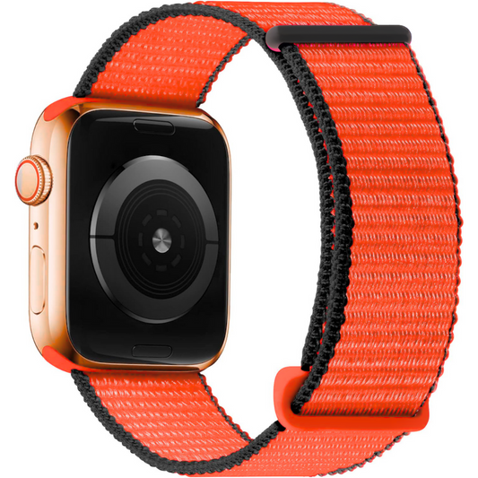 Fabric Strap Apple Watch - Orange