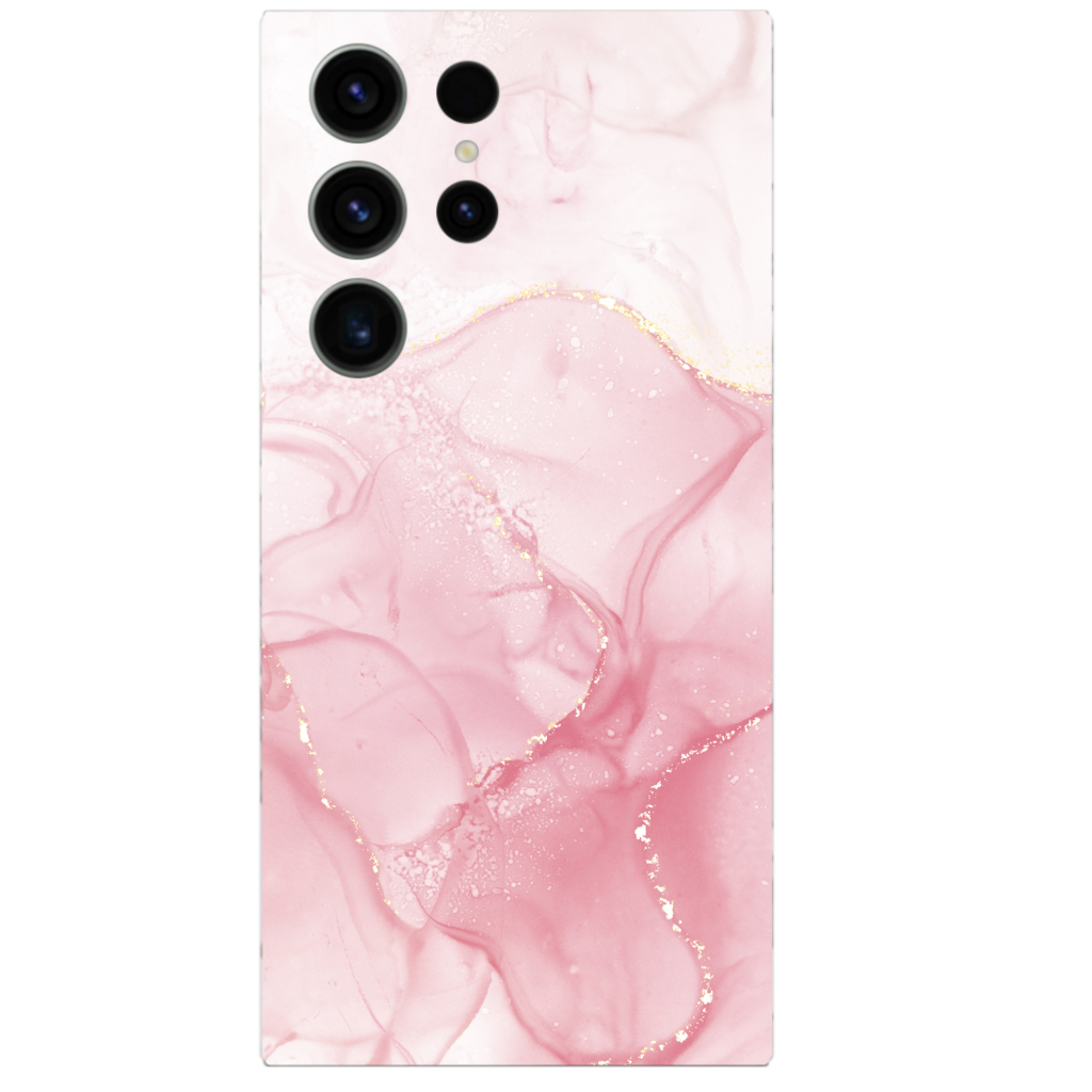 Samsung Cover Sticker- Pink Marble