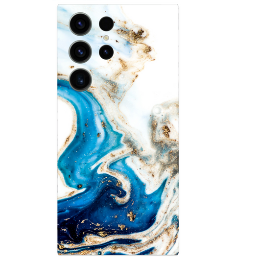 Samsung Cover Sticker- Blue Marble
