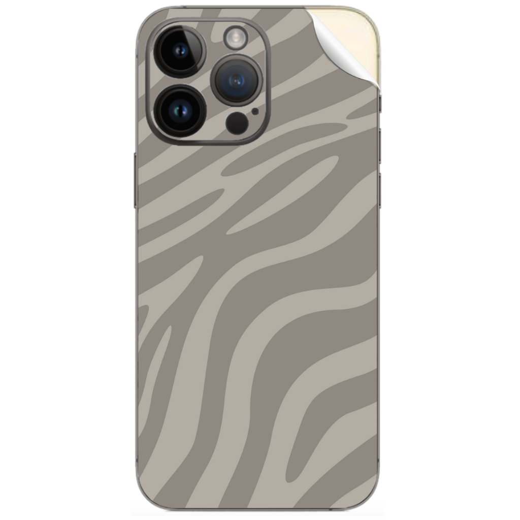 Iphone Cover Sticker - Natural Titanium Pattern