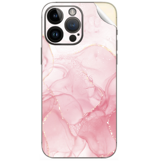 Iphone Cover Sticker- Pink Marble