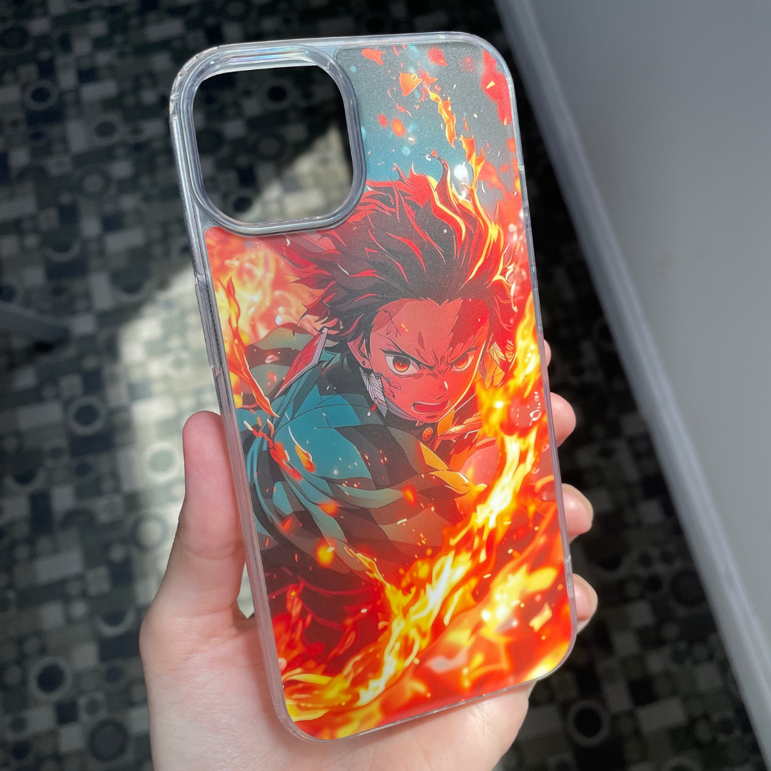 Magsafe Clear Iphone Case - Demon Slayer Tanjiro