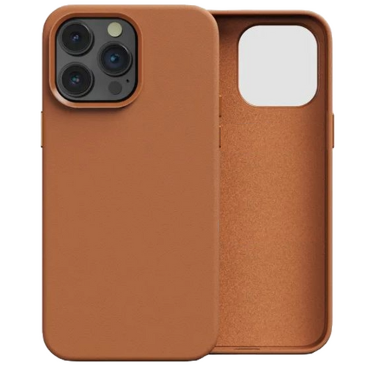 MagSafe Leather iPhone Case - Brown