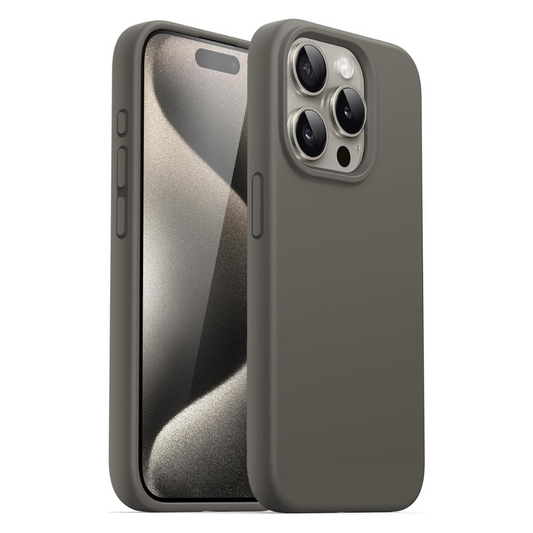 Silicone iPhone Case - Titanium Color