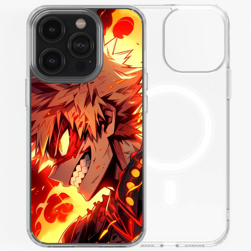 Magsafe Clear Iphone Case - Katsuki Bakugo