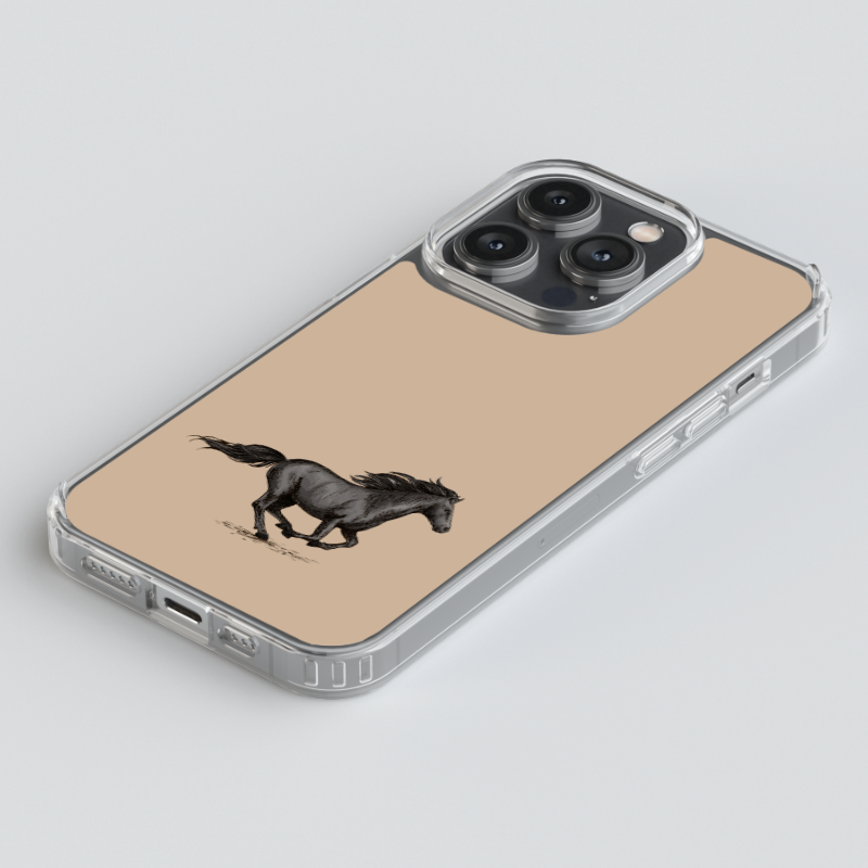 Magsafe Case - Black Horse Art