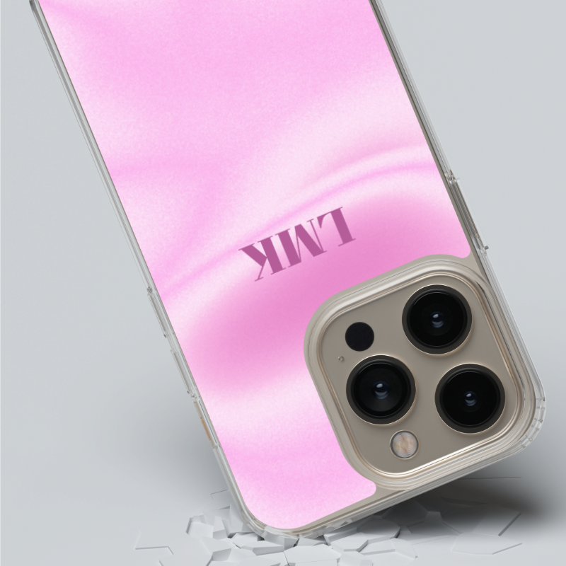 Customized Initials MagSafe Case for iPhone - Pink