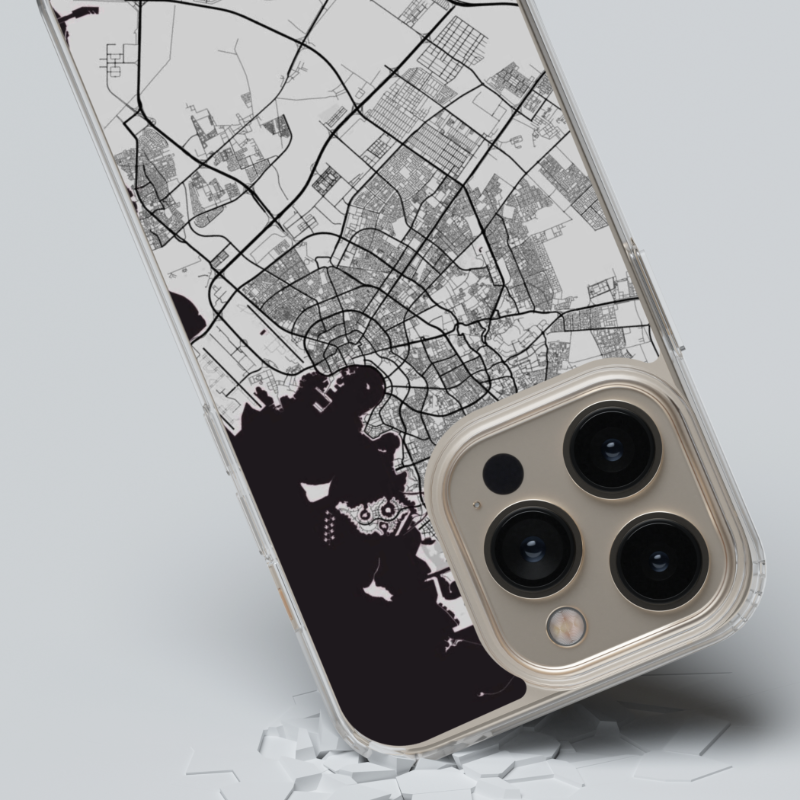 Magsafe Case - Doha Map