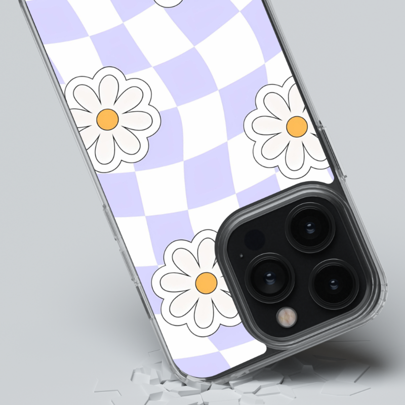 Magsafe Iphone Case - Flowers Purple