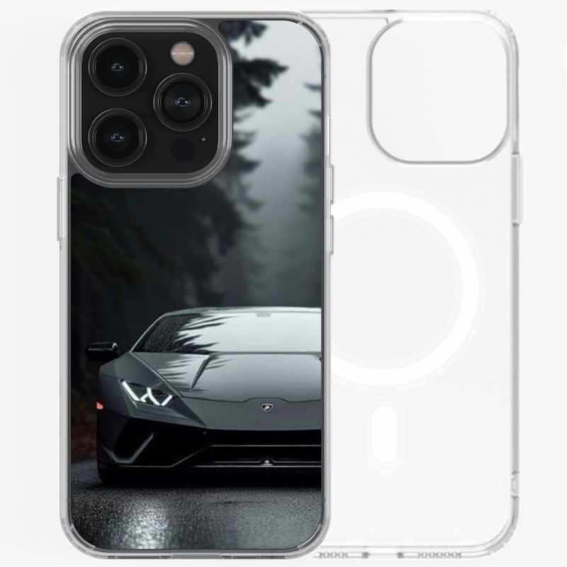 Magsafe Clear Iphone Case - Lamborghini