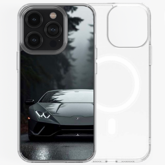 Magsafe Clear Iphone Case - Lamborghini