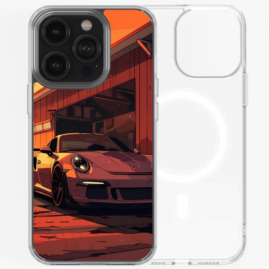 Magsafe Clear Iphone Case - Porsche