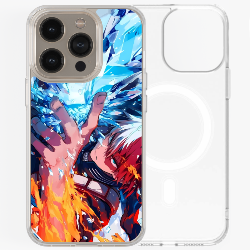 Magsafe Clear Iphone Case - Shoto Todoroki