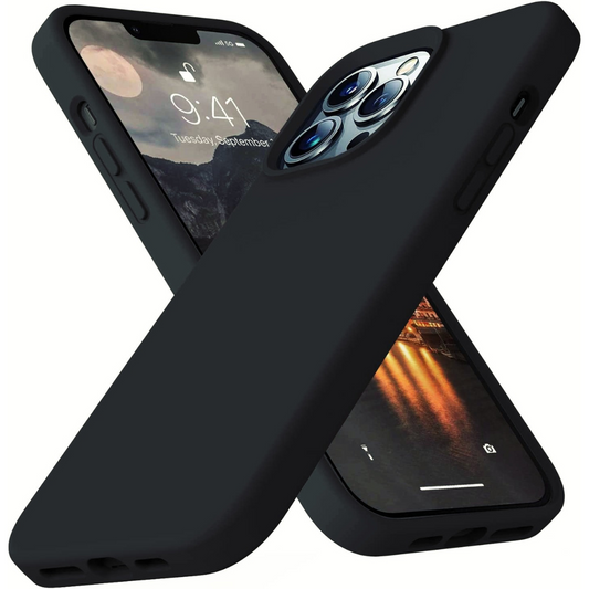 Silicone iPhone Case - Black