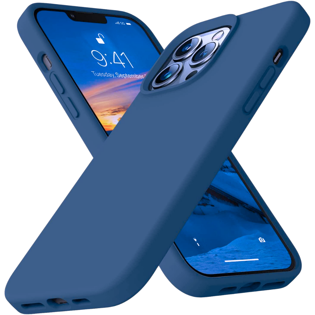 Silicone iPhone Case - Dark Blue