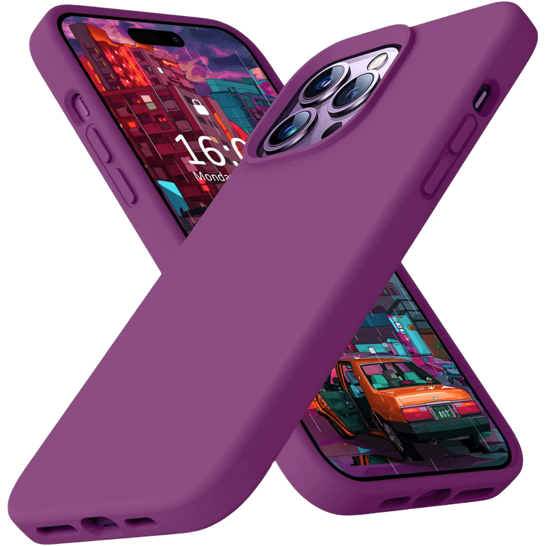 Silicone iPhone Case - Purple