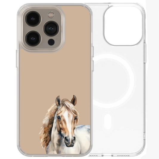 Magsafe Case - White Horse Art