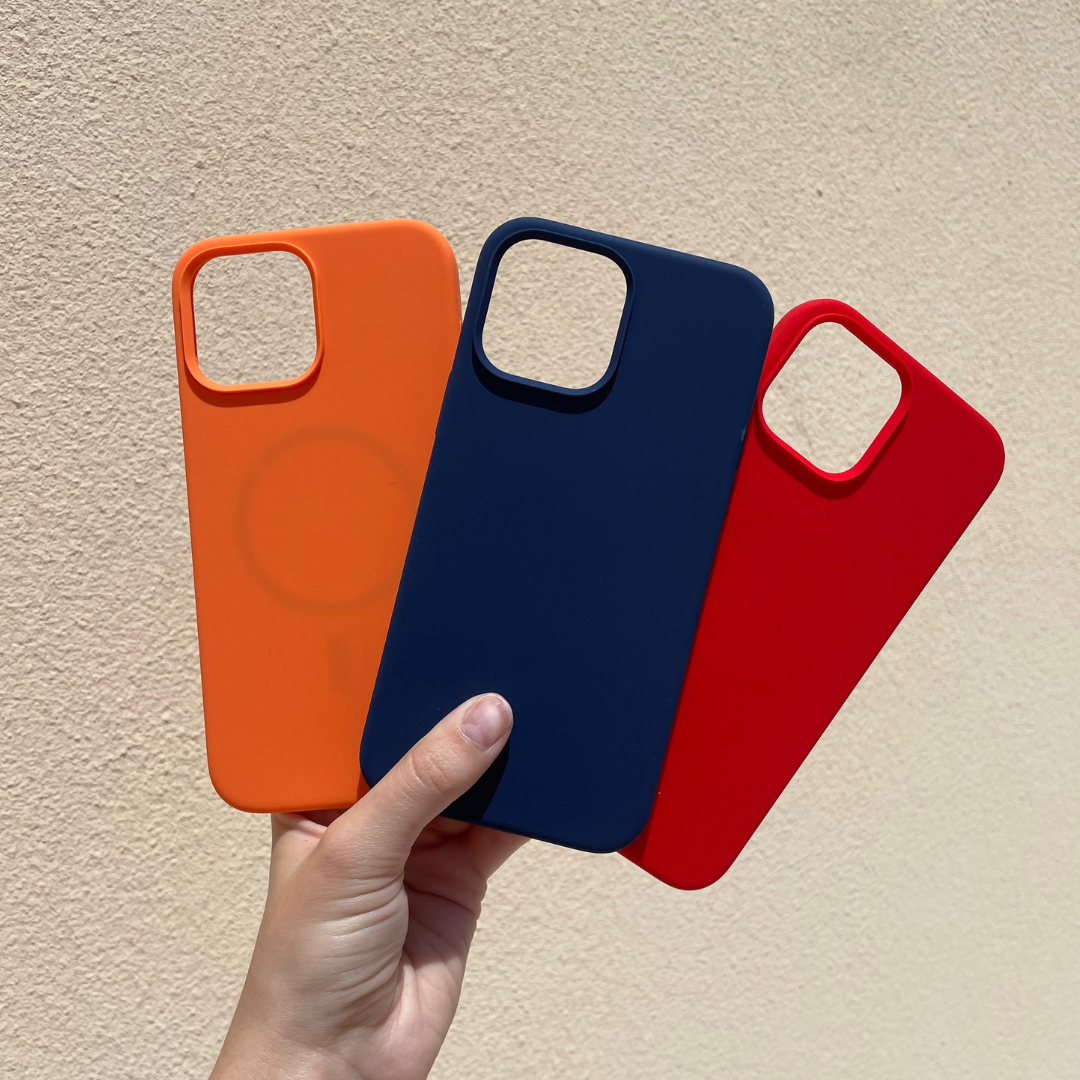 MagSafe Silicone iPhone Case - Orange