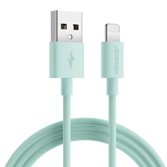 Braided iPhone Charging Cable - Green