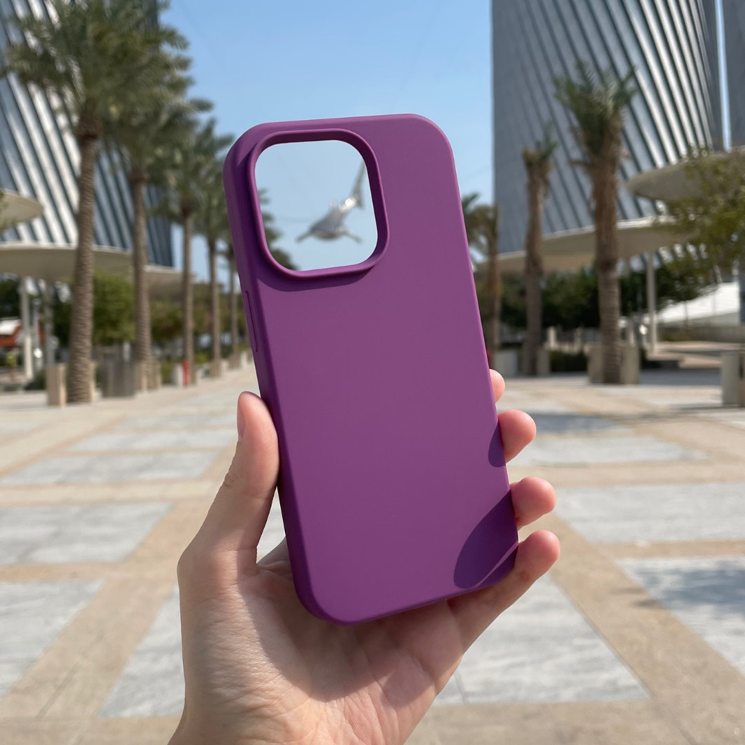Silicone iPhone Case - Purple