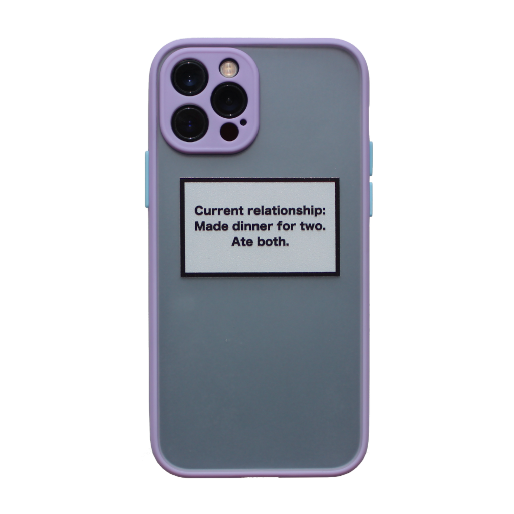 Matte Purple iPhone Case - Relationships Status – ApplyCases