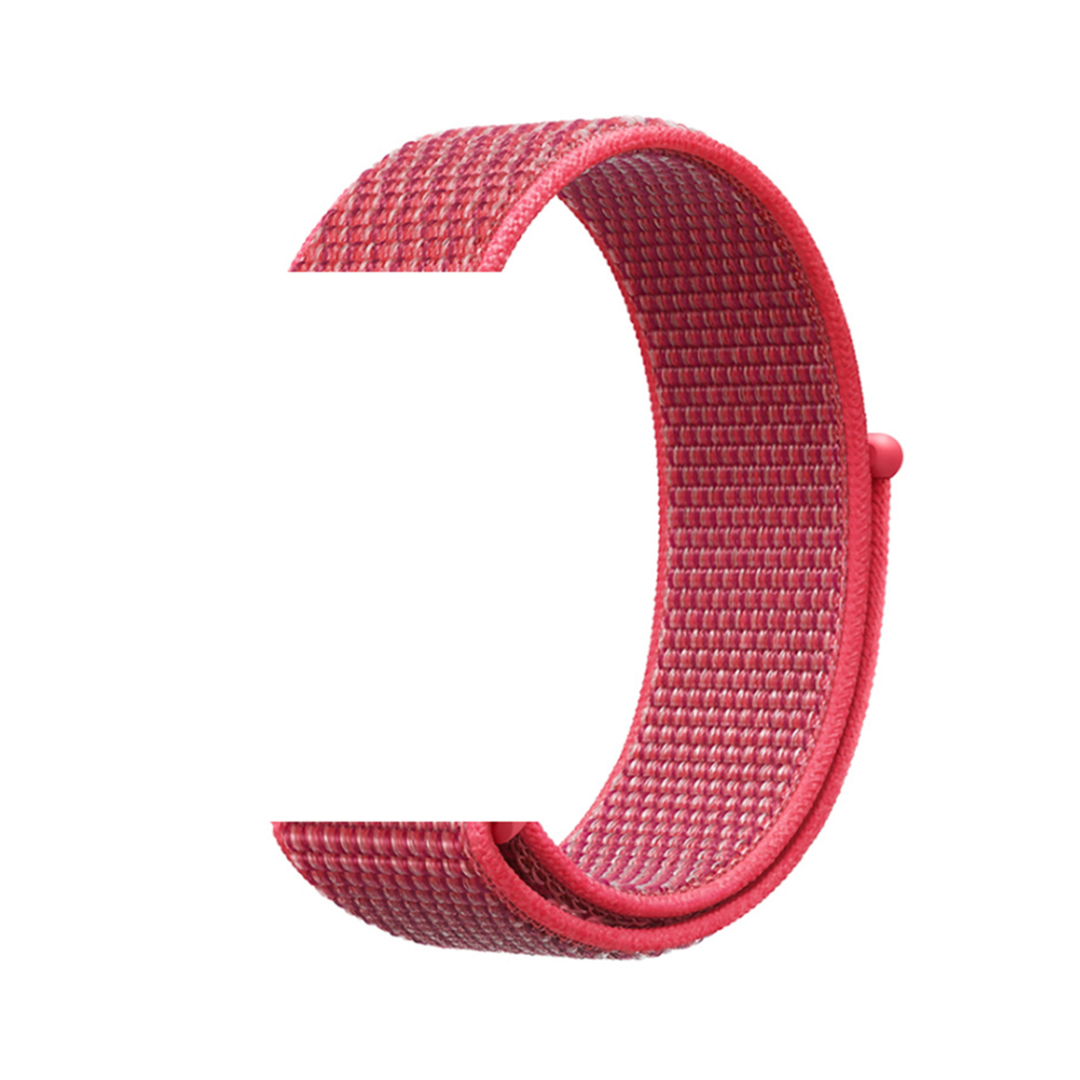 Fabric Strap Apple Watch - Bright Pink