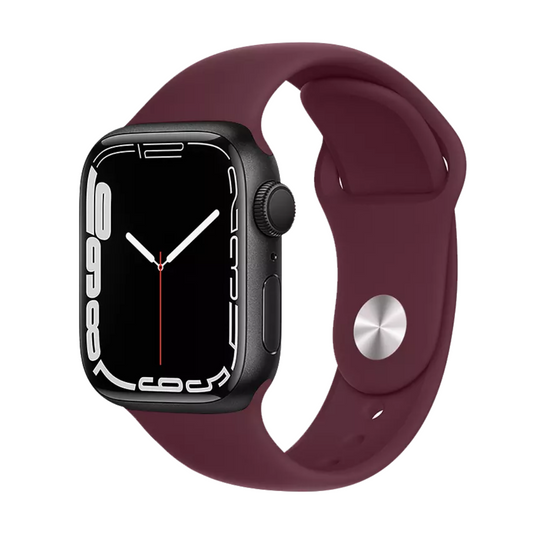 Silicone Strap Apple Watch - Maroon
