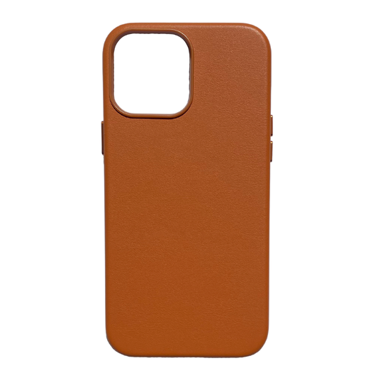 MagSafe Leather iPhone Case - Brown