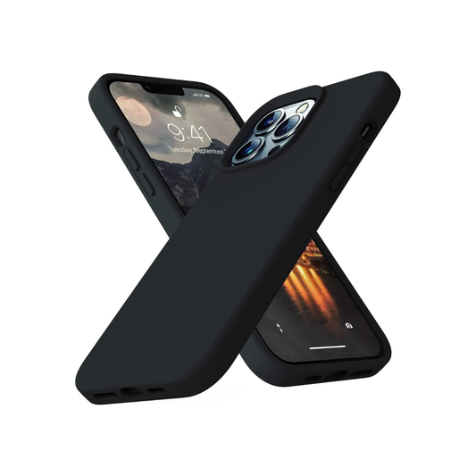 Silicone iPhone Case - Black