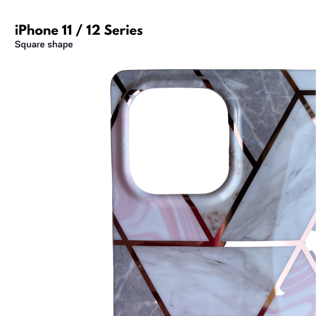 iPhone Protective Case - Pink Marble
