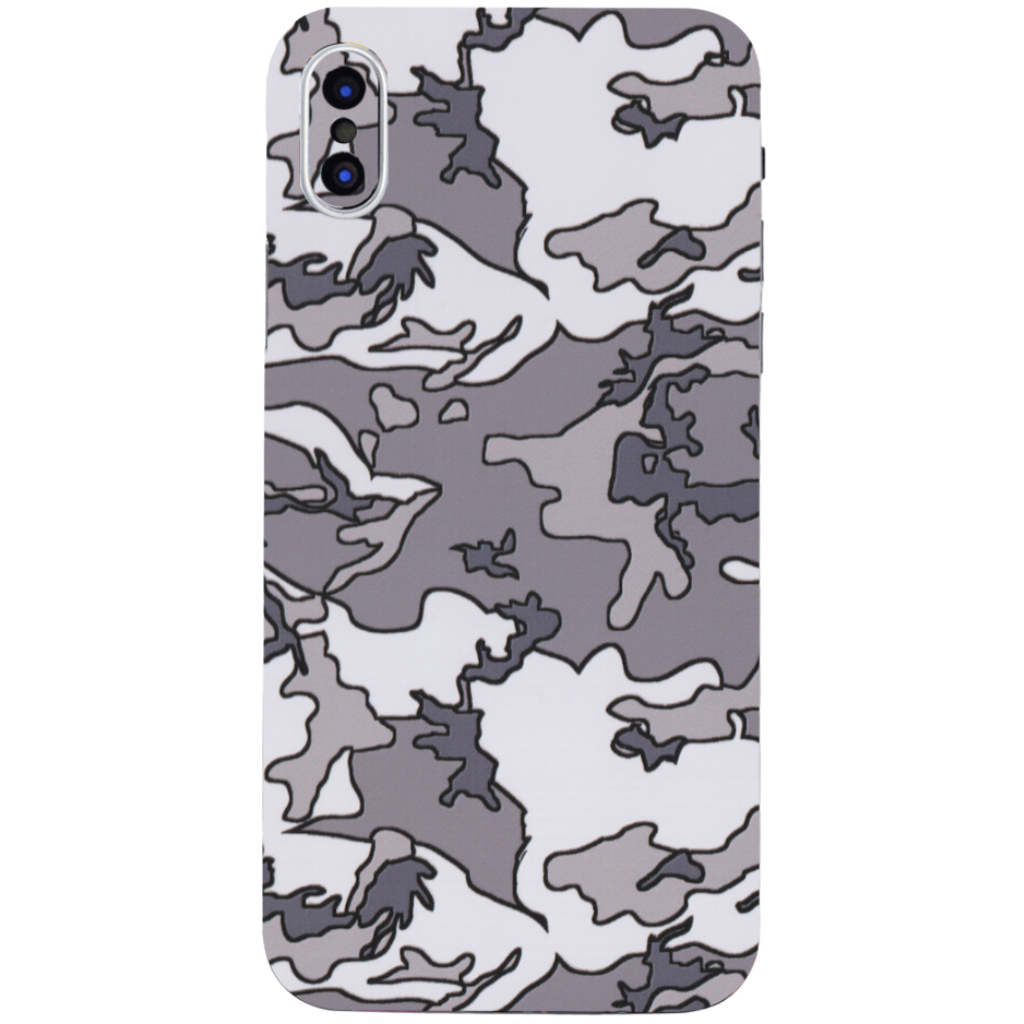 iPhone X Sticker - White Camo