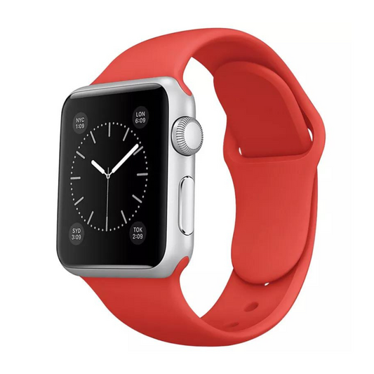 Silicone Strap Apple Watch - Red