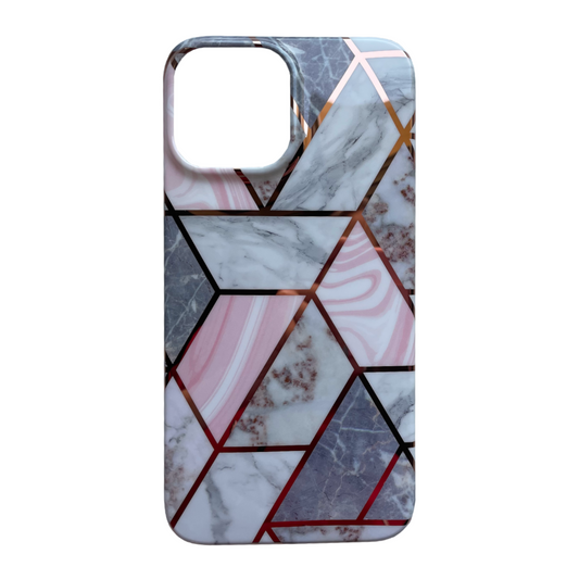 iPhone Protective Case - Pink Marble