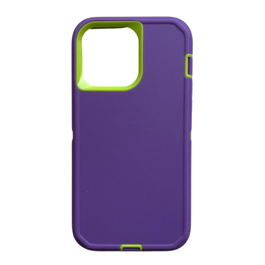 iPhone protective case light purple green