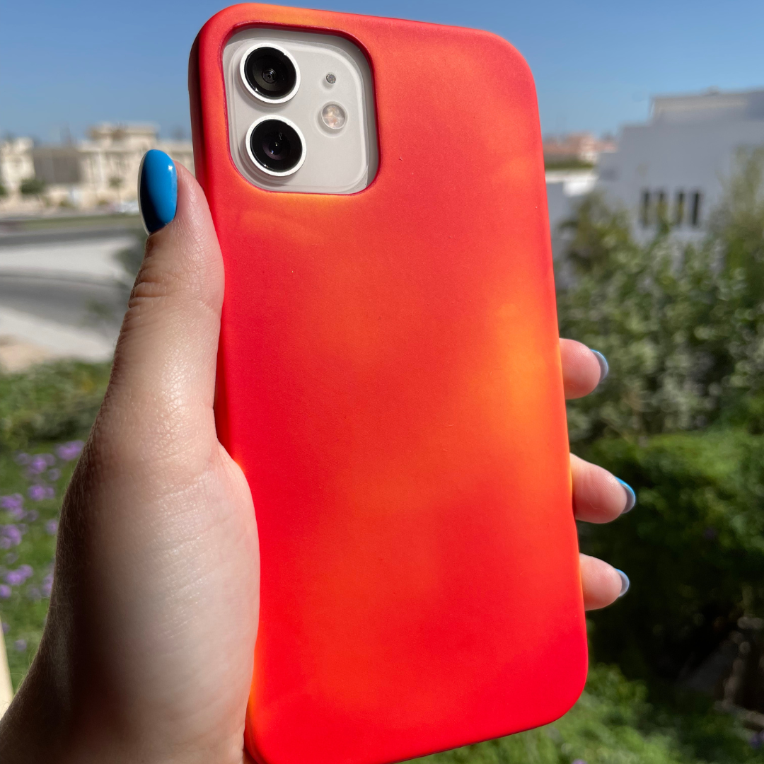 Thermal Sensitive iPhone Case - Red to Yellow
