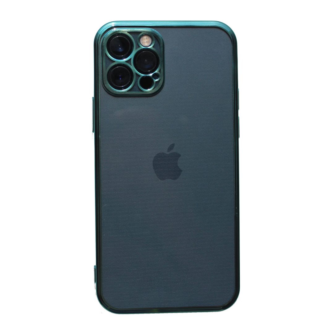 iPhone Clear Case - Green Edges