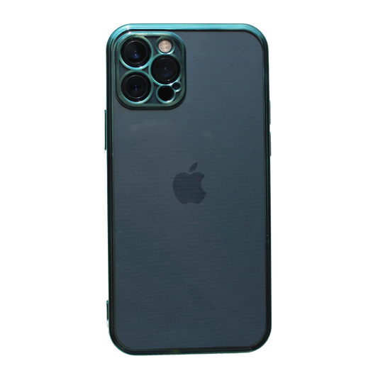 iPhone Clear Case - Green Edges